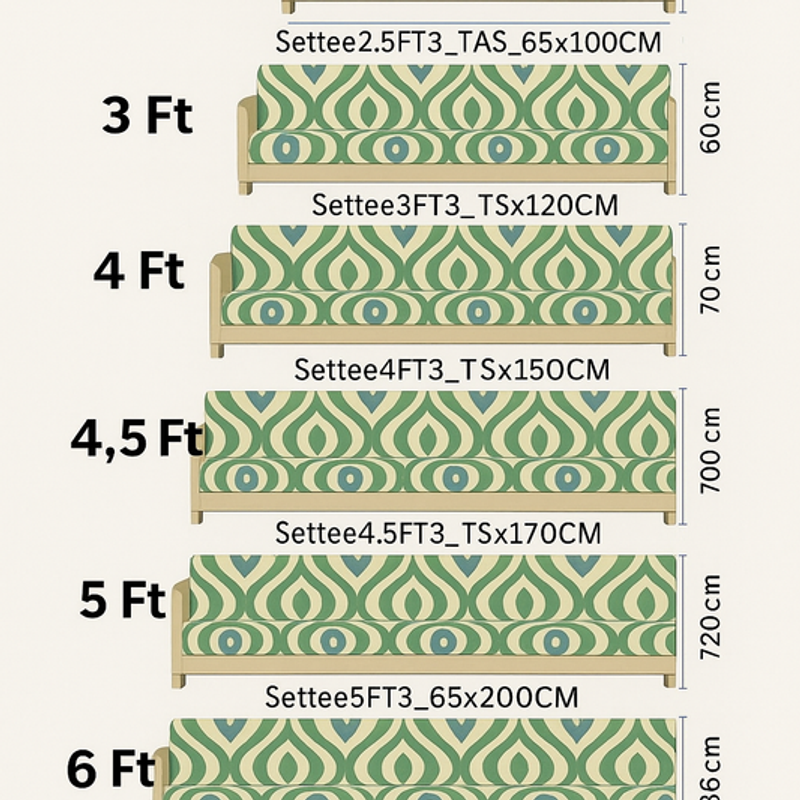 Thumbnail: Settee Cover 2.5 Ft Single Seater Settee/ Bench|Herringbone Neutral Settee Cover