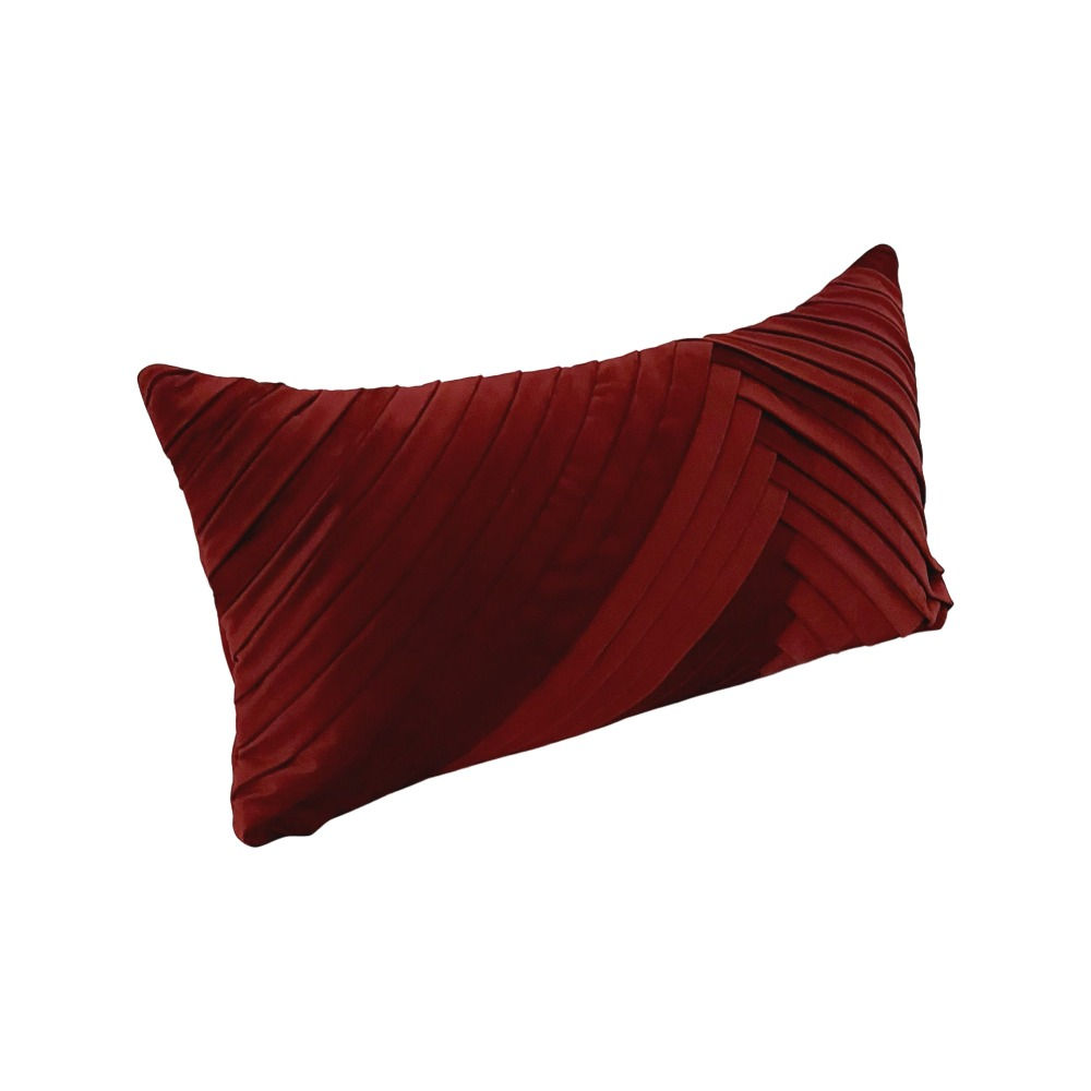 Pleated Rectangular Cushion Cover