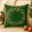 الصورة المصغرة: Emerald Green Christmas Sequin Luxury Square Sofa Cushion Cover 16x16 Inches