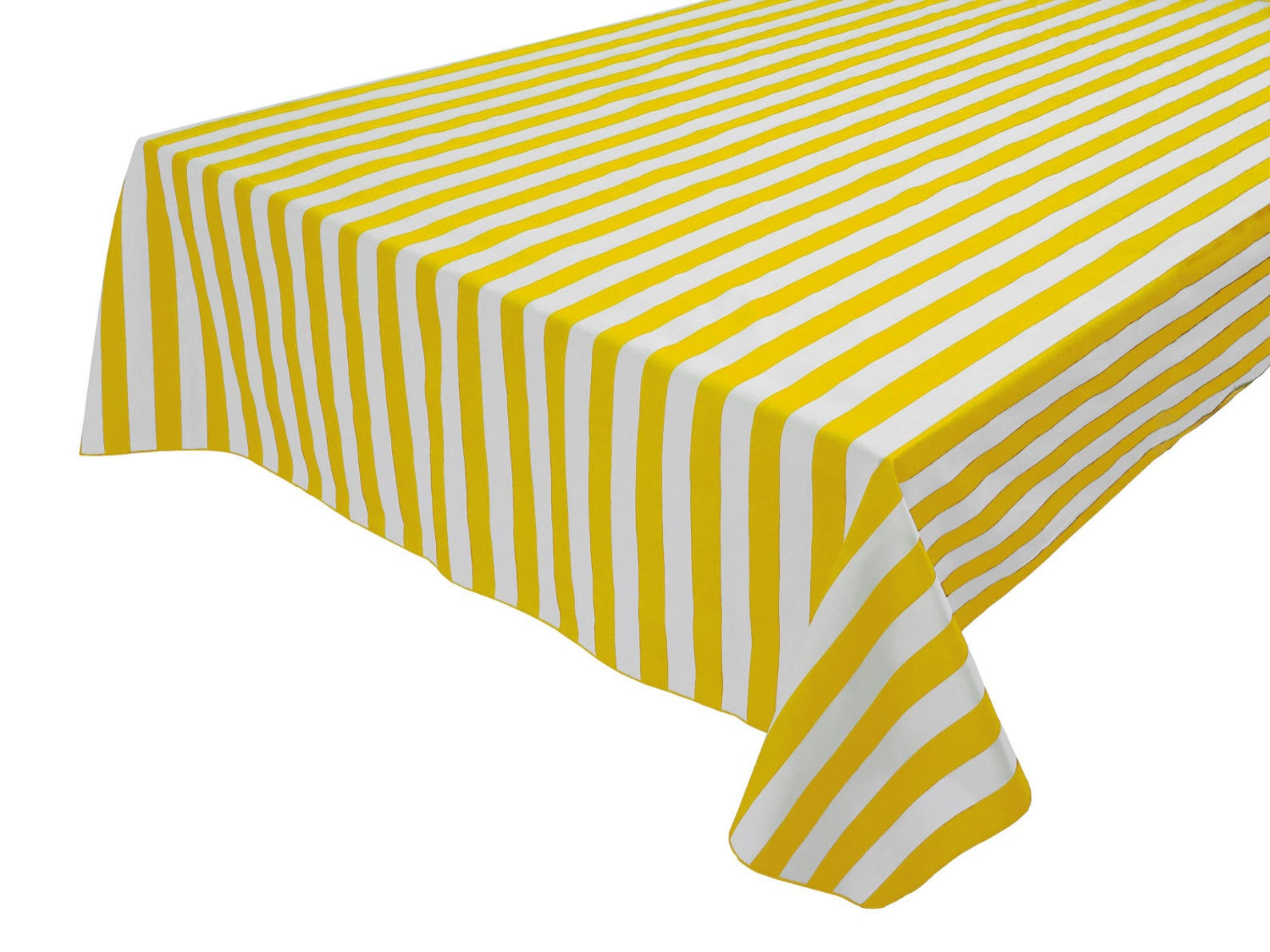 Yellow White Stripes Table cover- Indoor/Outdoor