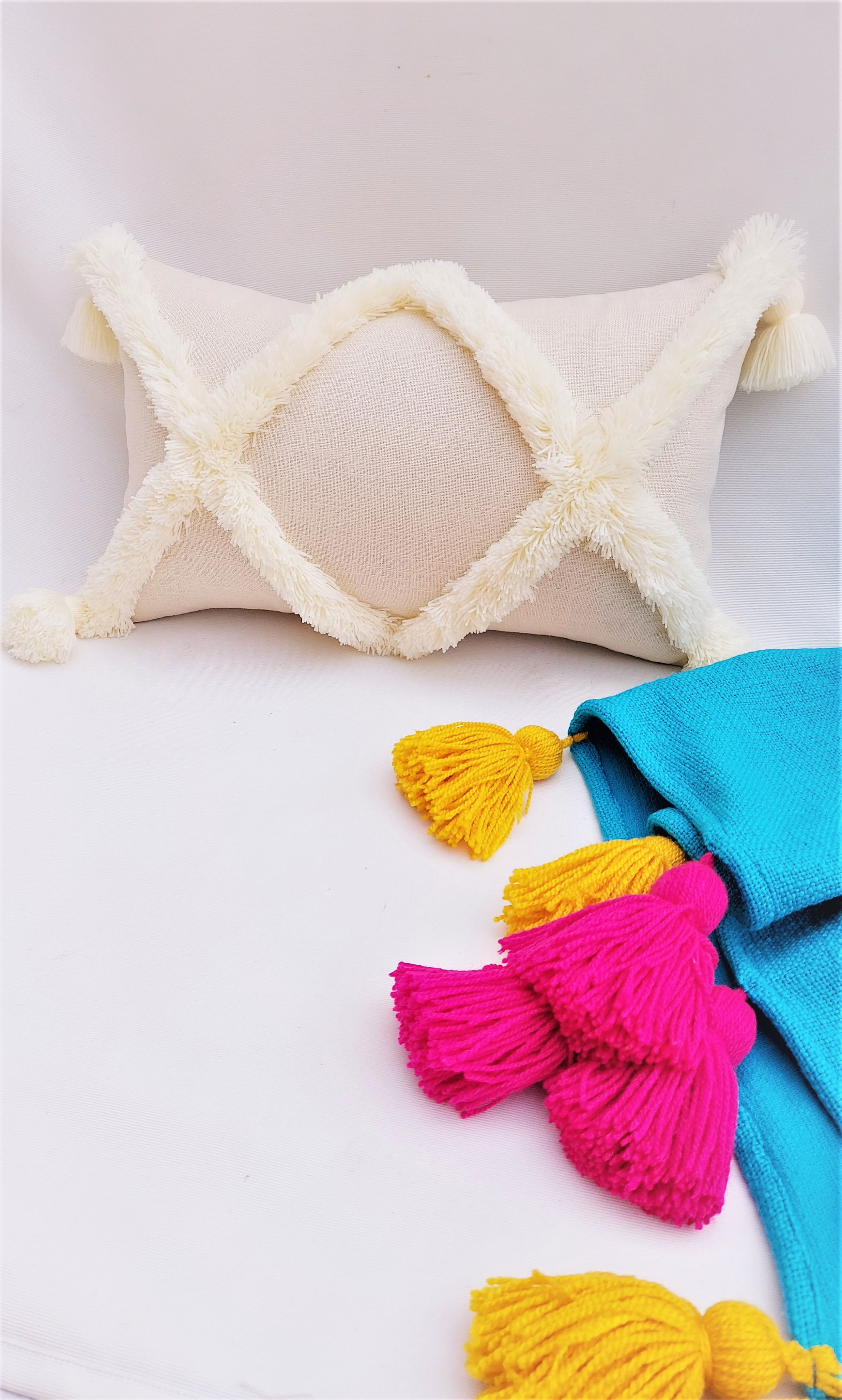 Criss Cross Cushion Cover