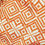 थंबनेल: Orange White Aztec Pattern Sofa Cover with Aqua Blue White Tassels