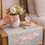 Miniatura: Pastel Floral Linen Table Runner |Nightstand, Bed Side Table Cabinet