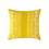 Miniatiūra: Yellow Bird Print Classic Floral Accent Square Sofa Cushion Cover 16x16 Inches