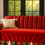 Miniatura: 3 Seater Sofa Cover With Tassels:Red Christmas Boho Embroidered Back Cover