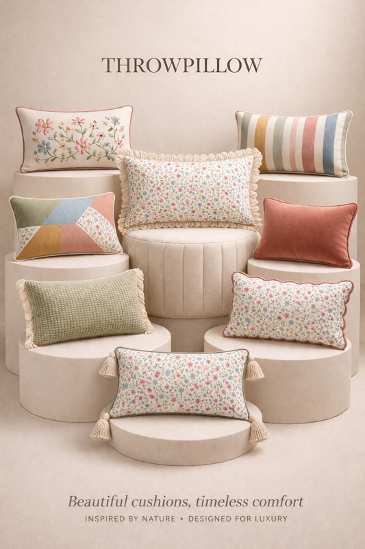 الصورة المصغرة: satin floral cushion cover Rectangular Cushion Cover 14x30 Inches