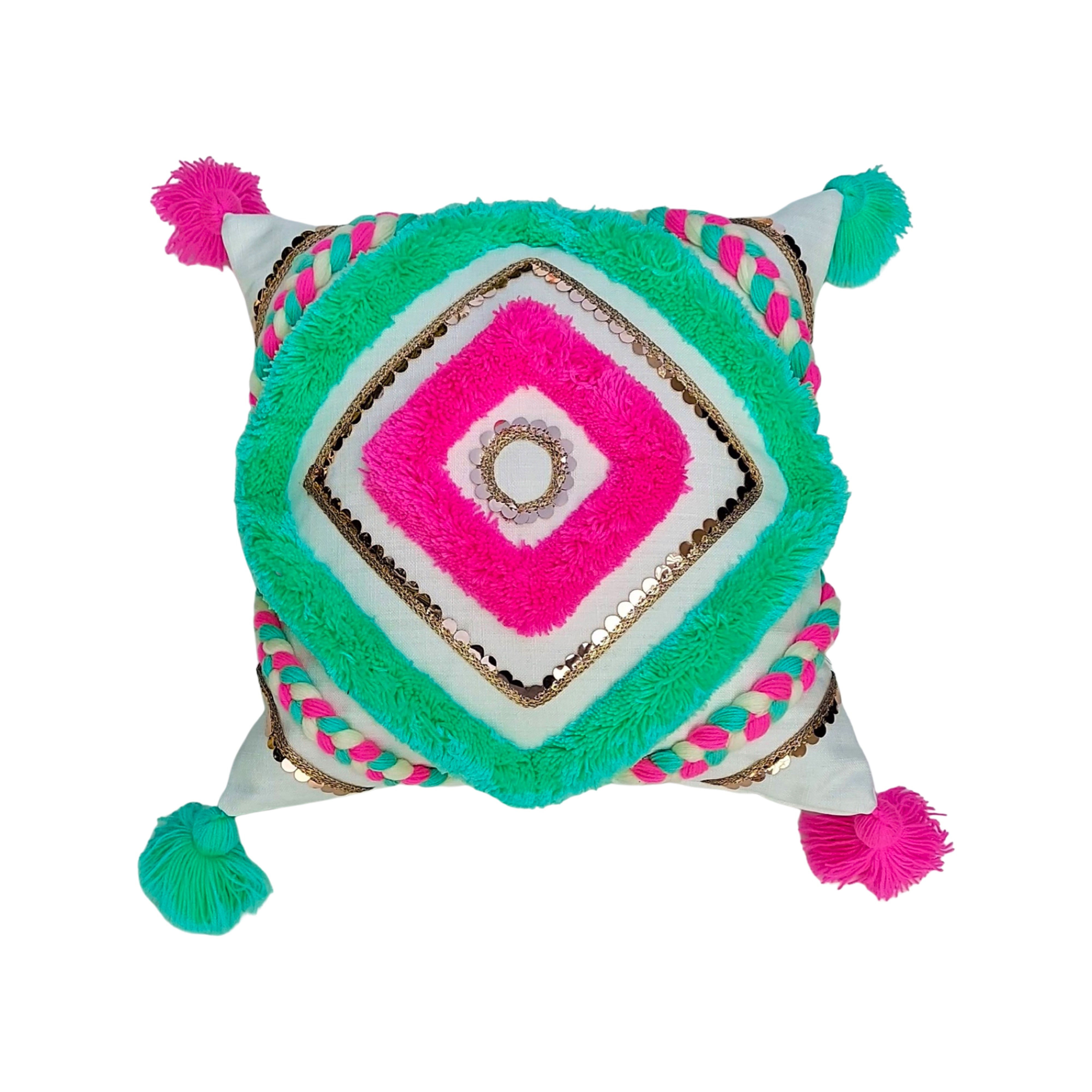 Mint Green Cushion Cover