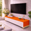 Miniatura: Orange Designer TV Unit TV Cabinet Fringe Table Runner