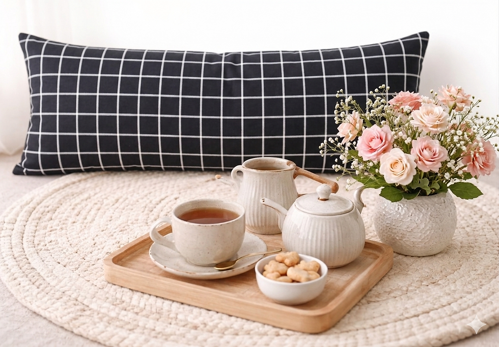 Thumbnail: black window pane cushion  Rectangular Full Body Bed Pillow Cover 12x48 Inches