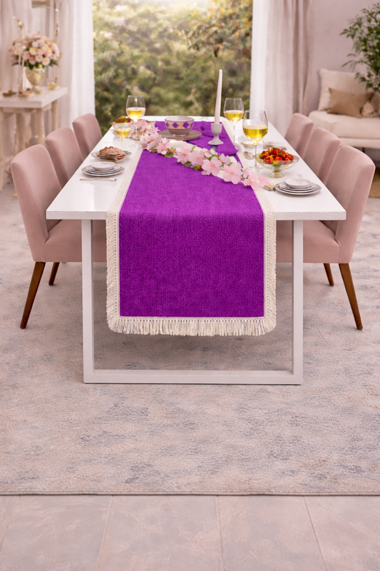 Thumbnail: Purple  Table Runner Coffee Table, Living Room Sofa Table