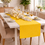 Miniatura: Yellow Table Runner Center Dining Table, Entry Console