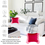 Thumbnail: Red Velvet Cushion Cover with Tassels  Square Sofa Cushion Cover 16x16 Inches