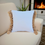 Thumbnail: Boho White With Handmade Tan Tassels Square Cushion Cover for Sofa 16x16 Inches