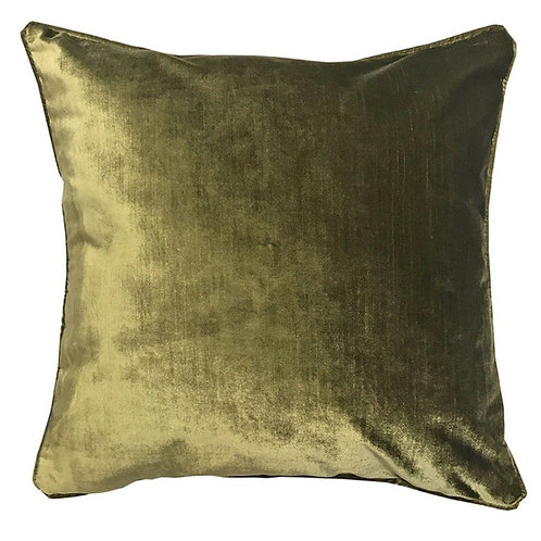 Olive Green Velvet Cushion