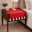 Thumbnail: Red Table Runner |Nightsredd, Bed Side Table Cabinet