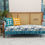 Miniatura: Blue Floral Paradise 3 Seater: Customizable Seat & Back Sofa Cover
