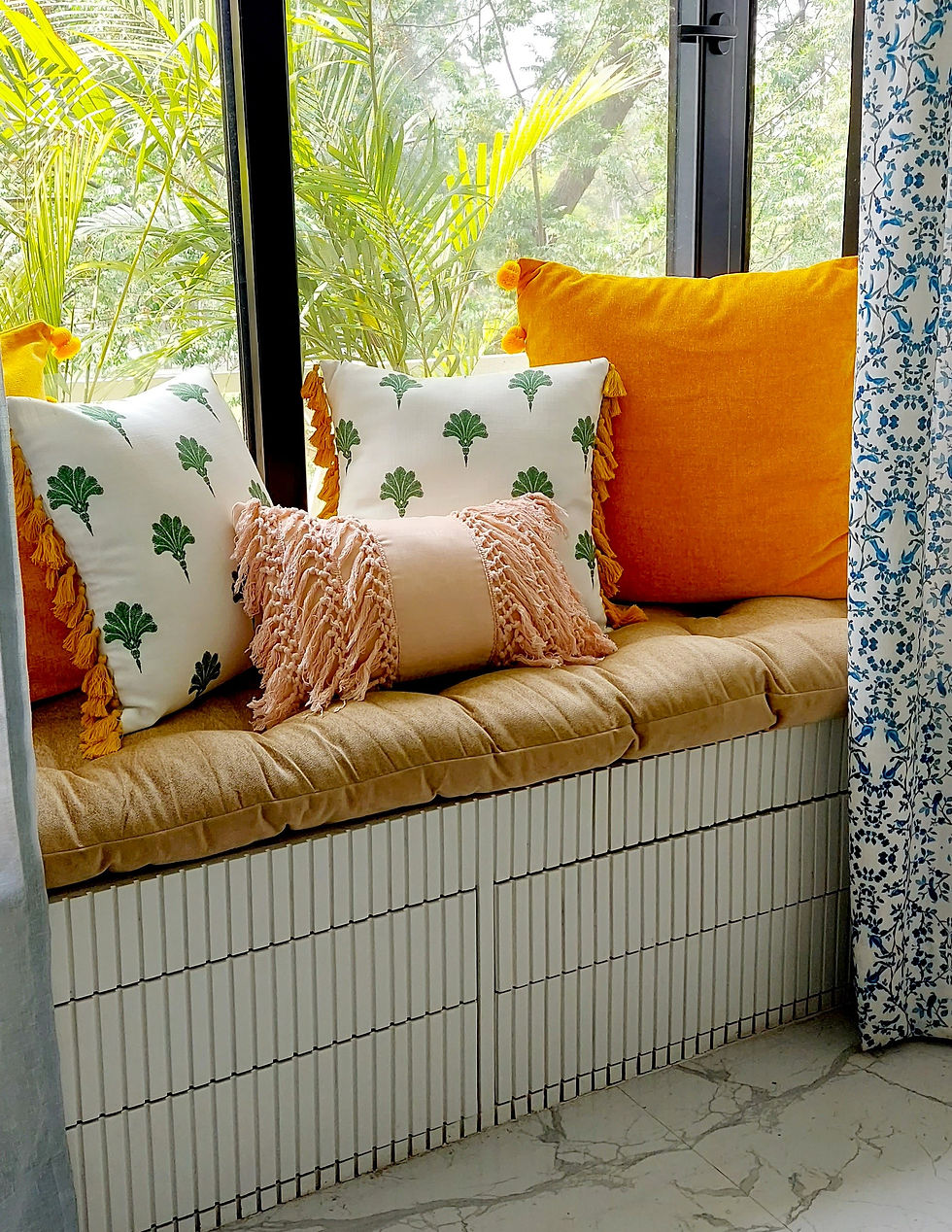 Thumbnail: Veiled Rose Blush Boho Macrame Fringe Rectangular Cushion Cover