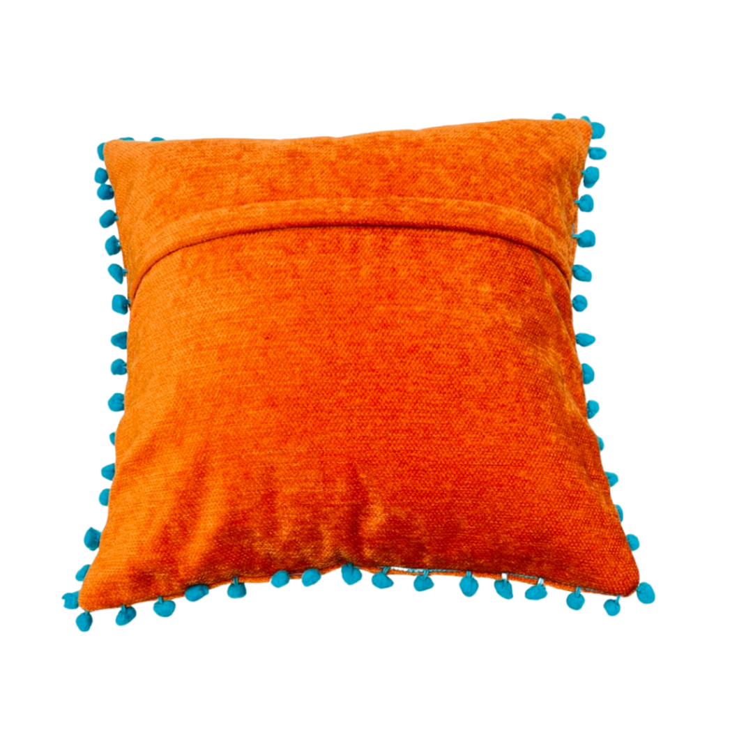 Solid Orange Cushion Cover