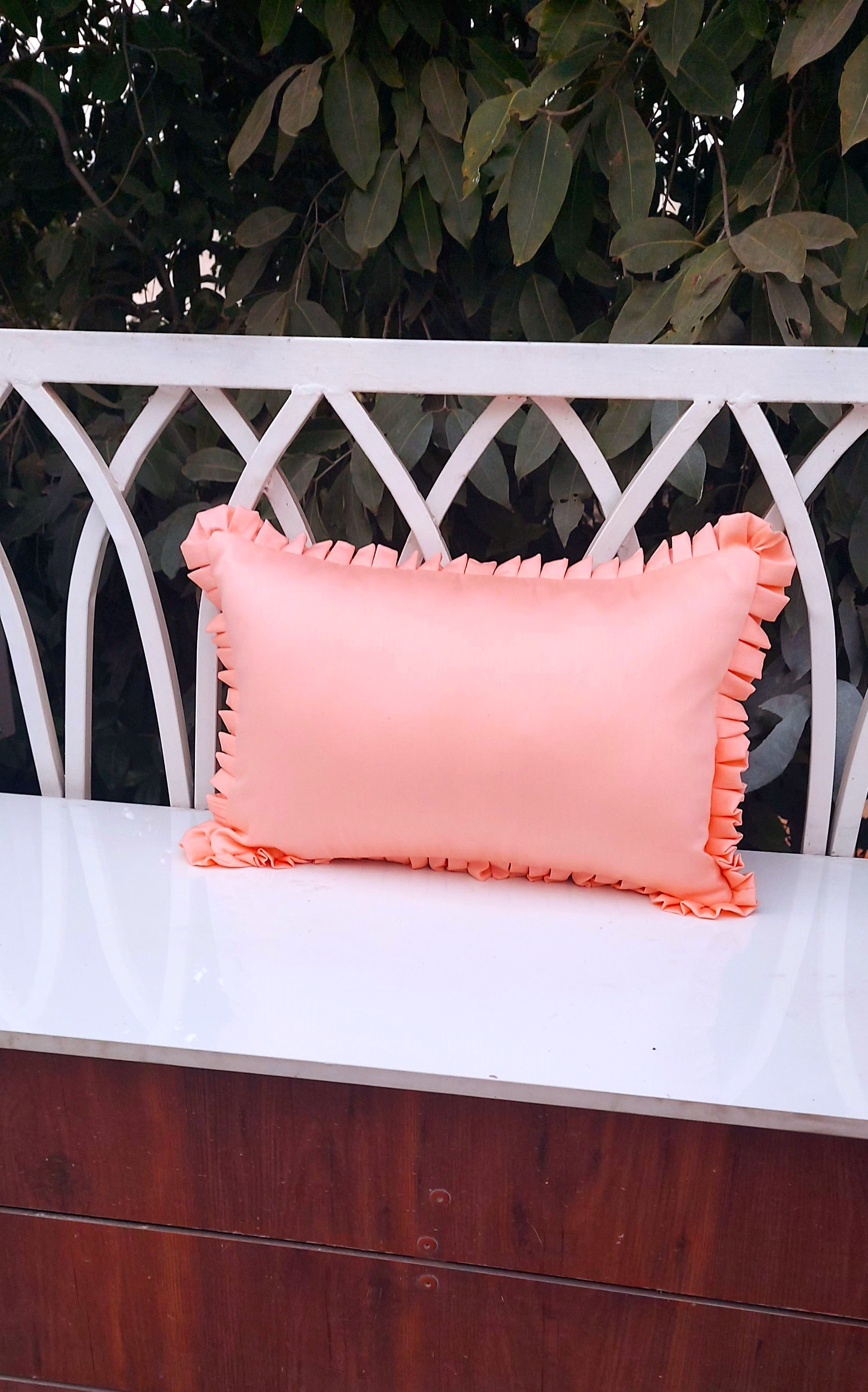 Box Pleated Cushion Cover