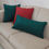 サムネイル： Deep Red Throw Pillows