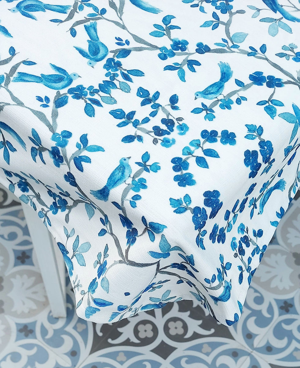 Thumbnail: Blue Printed Table Cover