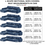 Μικρογραφία: LShape 7 Seater Sofa Cover With Tassels Blue 3 Seater + 3 Seater + 1 Corner