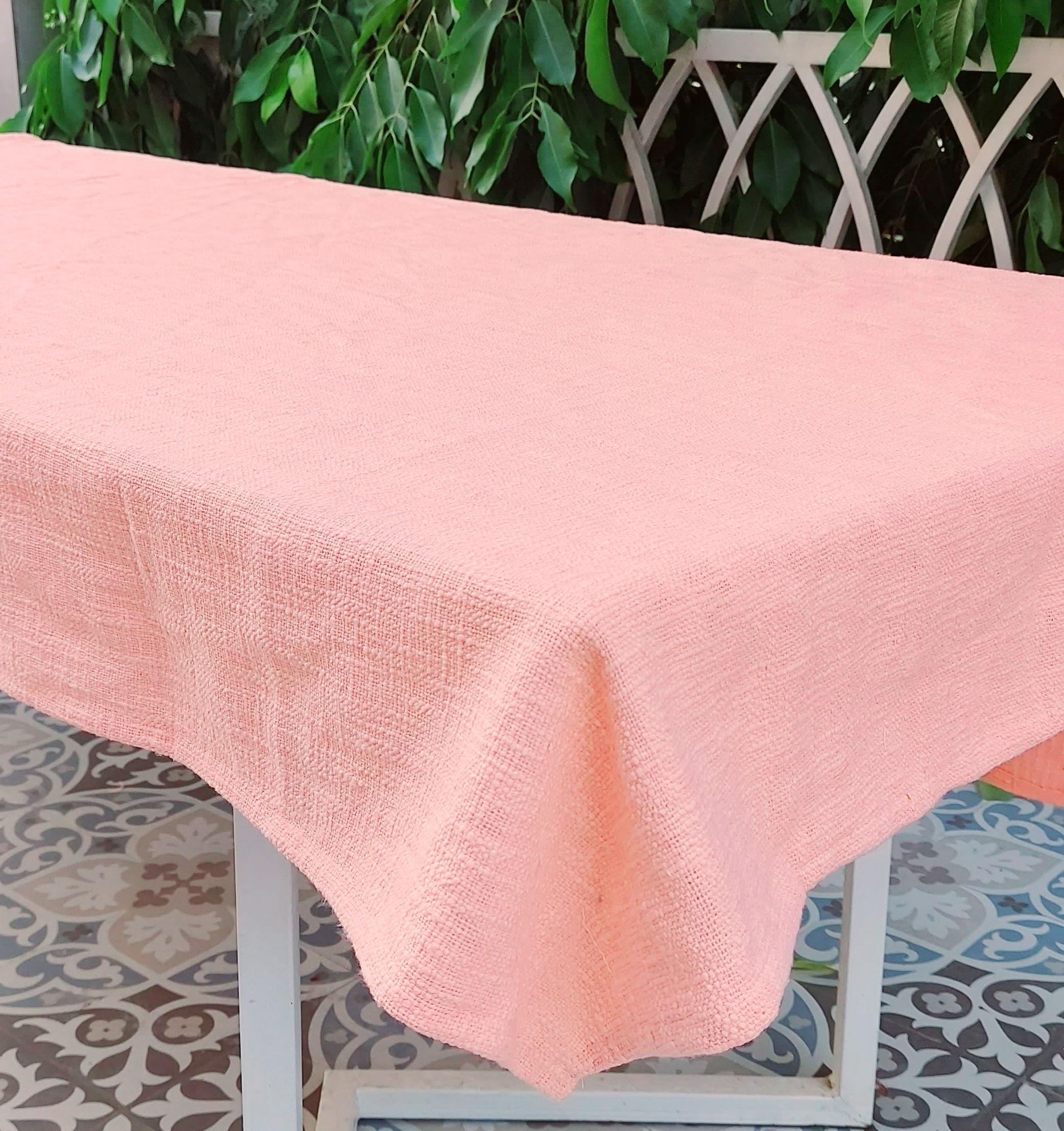 Blush Pink Table Cover