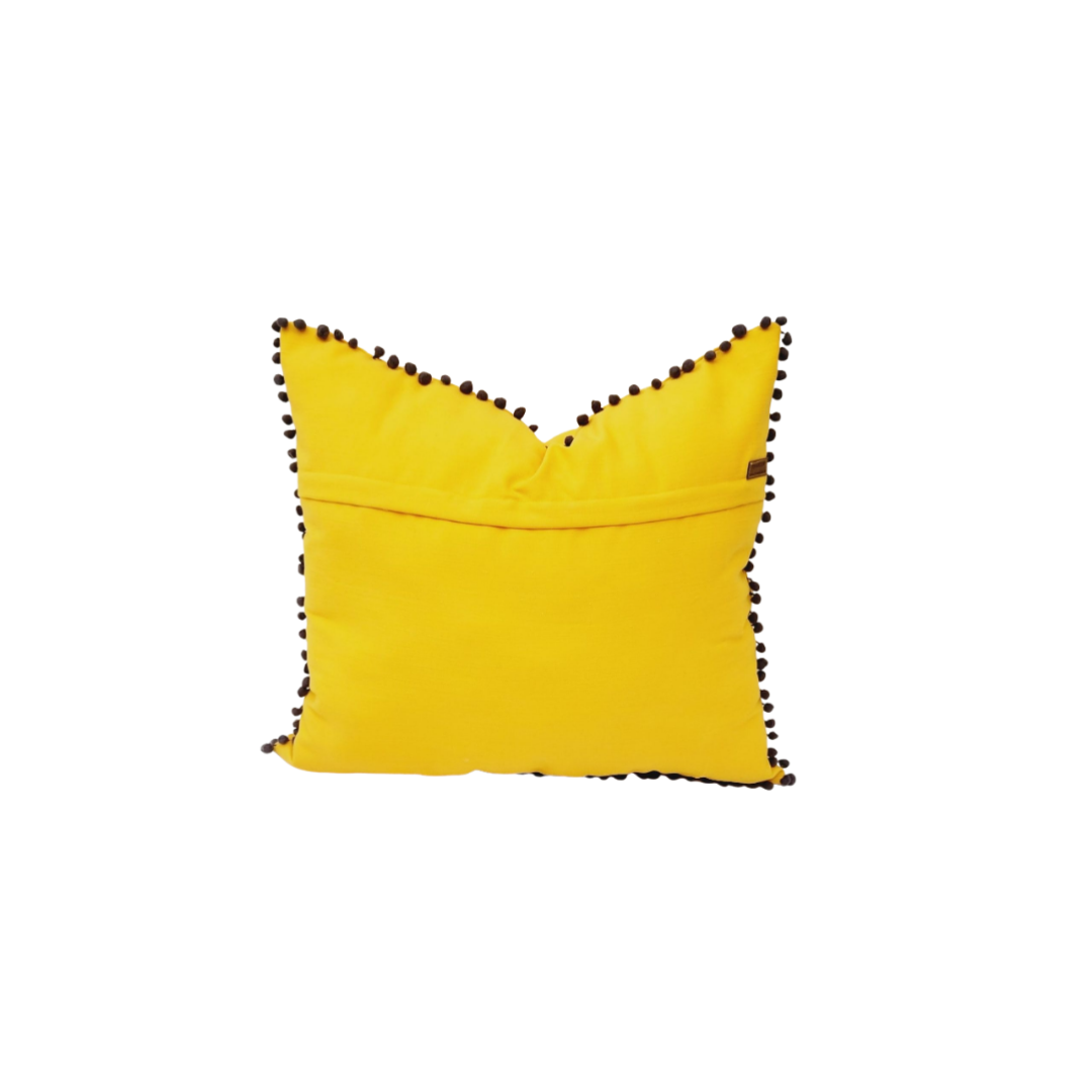 Solid Yellow Cushion Cover