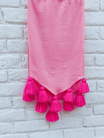 Blush Tassel Table Runner for elegant dining
High-quality Blush Tassel Table Runner for lasting use
Stylish Blush Tassel Table Runner with soft tassels
Blush Tassel Table Runner for special occasions
Easy to clean Blush Tassel Table Runner for everyday use
Textured Blush Tassel Table Runner for enhancing home decor
Versatile Blush Tassel Table Runner for different table sizes
Beautiful Blush Tassel Table Runner for modern and bohemian decor styles
Chic Blush Tassel Table Runner for indoor and outdoor dining
Perfect gift Blush Tassel Table Runner for entertainers and home decor enthusiasts