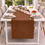 Thumbnail: Almond Brown Table Runner Coffee Table, Living Room Sofa Table
