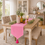 Thumbnail: Blush Pink Multicoloured Table Runner Center Dining Table, Entry Console