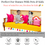サムネイル： L-Shaped Corner Sofa Cover, Solid Yellow Sofa Cover With Multicolor Tassel