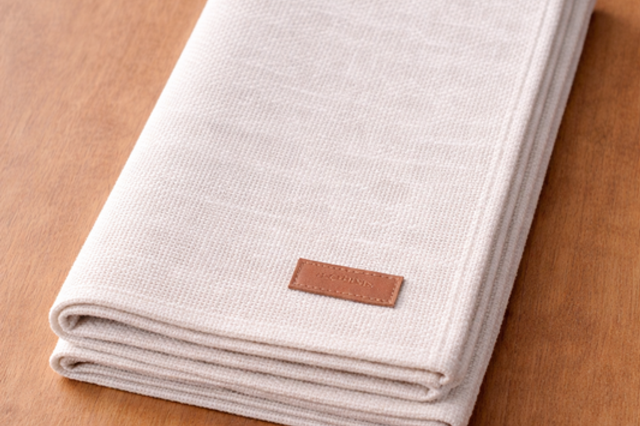 Cotton Neutral  Table Runner |Nightstand, Bed Side Table Cabinet