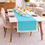 الصورة المصغرة: Ice Blue Table Runner Coffee Table, Living Room Sofa Table