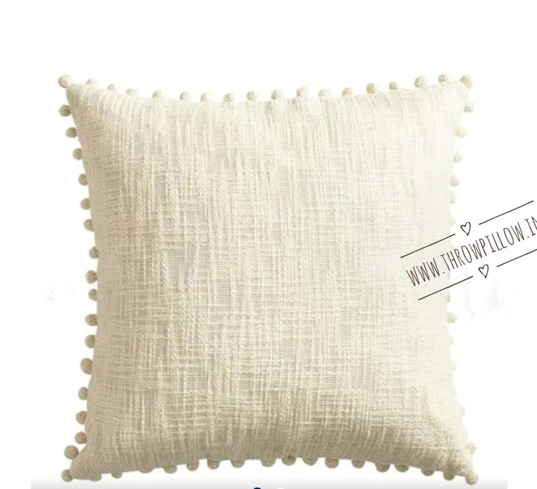 Basket weave Neutral Cushion Cover
