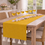 الصورة المصغرة: Mustard Table Runner Center Dining Table, Entry Console