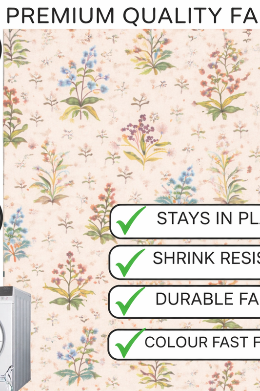 섬네일: Vintage Wildflower Garden Floral Print Table Runner|Bed Side Table Cabinet