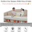 Миниатюра: L-Shaped Corner Sofa Cover, Solid Neutral Sofa Cover With white & Orange Tassel