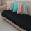 थंबनेल: Black Pleated Sofa Cover | Slipcover with Pleats| Living Room Decor