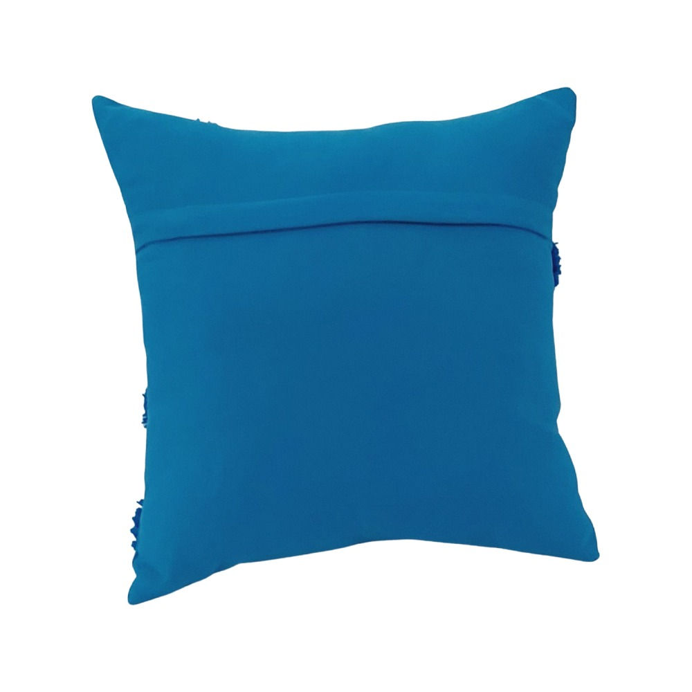 blue cushion cover