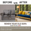 Imej kecil: Navy Blue 2 Seater Sofa Cover With Tassels|Boho Tassel Sofa Throw For Love Seat