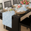 Thumbnail: Frosted Floral Multicoloured Table Runner |Dresser Drawer Cabinet Entry Console