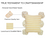 Thumbnail: Boho Tassels � Mustard & White Striped  Square Sofa Cushion Cover 16x16 Inches