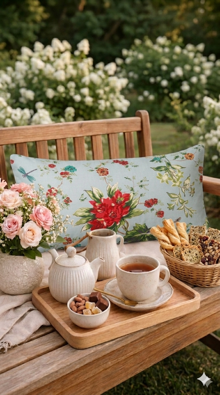 Miniatura: Vintage Botanical Floral  Rectangular Full Body Bed Pillow Cover 12x36 Inches