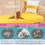 Miniatura: Yellow 2 Seater+2 Seater Lounger L Shape Sofa Cover With Tassels|Seat Cover