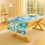 Miniatiūra: Blue Leaves Multicoloured Table Runner Center Dining Table, Entry Console