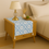 Miniatura: Frosted Floral Multicoloured Table Runner |Nightstand, Bed Side Table Cabinet