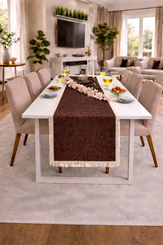 Miniatura: Dark Brown Table Runner Coffee Table, Living Room Sofa Table