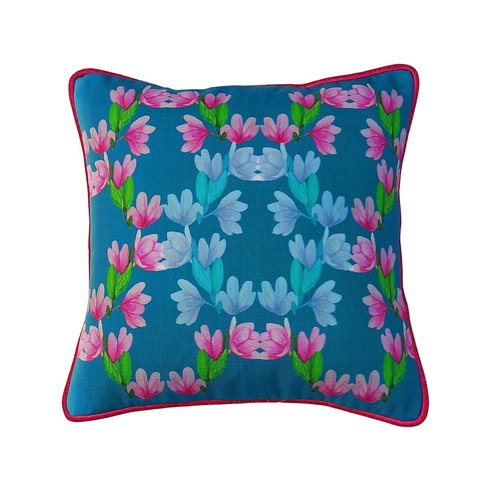 Blue cushion Cover