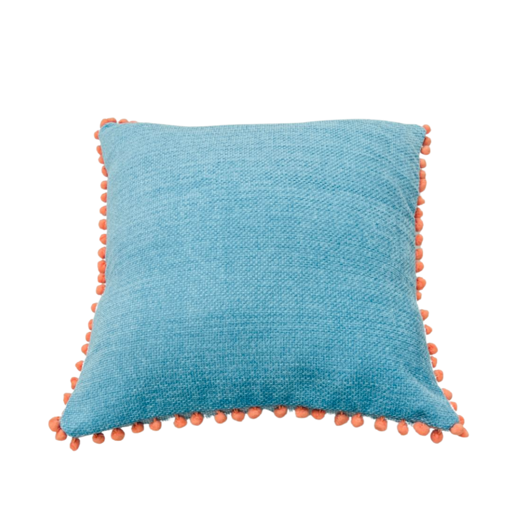 Solid Blue Cushion Cover
